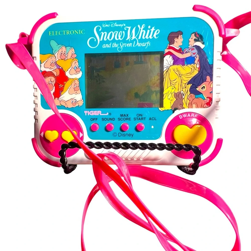 Vintage 1990’s Disney Snow White & 7 Dwarfs Electronic LCD Handheld Game-Tested